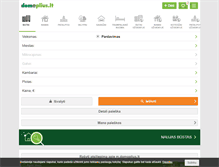 Tablet Screenshot of domoplius.lt